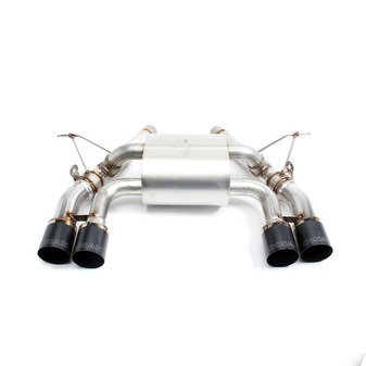 ES#3149159 - D660-0050-BLK - Stainless Axle-Back Exhaust - Black Tips - Civilized performance for the discerning enthusiast - +5HP - Dinan - BMW