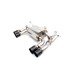 ES#3149159 - D660-0050-BLK - Stainless Axle-Back Exhaust - Black Tips - Civilized performance for the discerning enthusiast - +5HP - Dinan - BMW