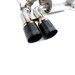 ES#3149159 - D660-0050-BLK - Stainless Axle-Back Exhaust - Black Tips - Civilized performance for the discerning enthusiast - +5HP - Dinan - BMW