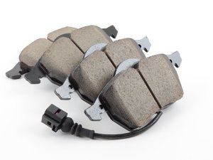 ES#1306809 - EUR687 - Front Euro Ceramic Brake Pad Set - With Sensors - Ceramic composite developed to meet low dust & noise requirements - Akebono - Audi Volkswagen