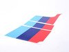 ES#2643425 - 51142337866 - BMW M Performance Tri-Color Strips - Front and Rear  - Add that M Power look to your M car! - Genuine BMW M Performance - BMW