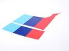 ES#2643425 - 51142337866 - BMW M Performance Tri-Color Strips - Front and Rear  - Add that M Power look to your M car! - Genuine BMW M Performance - BMW