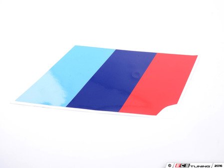 ES#2643425 - 51142337866 - BMW M Performance Tri-Color Strips - Front and Rear  - Add that M Power look to your M car! - Genuine BMW M Performance - BMW