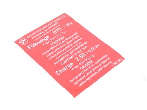ES#179129 - 64501380983 - 7-LABEL A/C - Genuine BMW - BMW