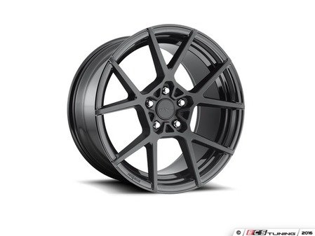 ES#3170935 - R13918854335KT1 - 18" KPS - Set Of Four  - (NO LONGER AVAILABLE) - 18"x8.5" ET35 5x112 - Matte Black Face / Gloss Black Windows - Rotiform - 