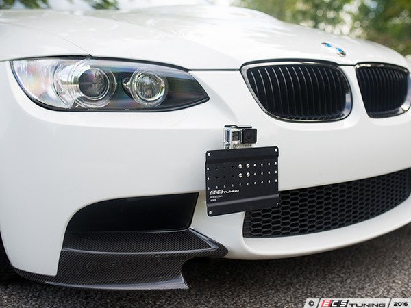 Fit 09-Up BMW E89 Z4 Front Tow Hook Mount License Plate Relocator Bracket