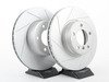 ES#3143713 - 6753221KT4 - Performance Front Brake Service Kit - Featuring ECS GEOMET slotted rotors and Hawk HPS pads - Assembled By ECS - 