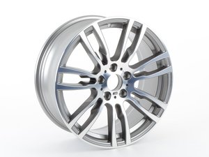 ES#3029048 - 36117850021 - 19" Style 403 Star Spoke Wheel - Priced Each - 19x8.5 et47 5x120, Ferric grey - Genuine BMW - BMW