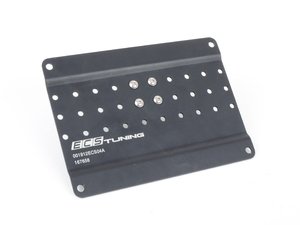 ES#3183582 - 001912c0102aKT13 - ECS License Plate Mount with extension - Non-invasive, low profile, & fully adjustable - ECS - BMW MINI