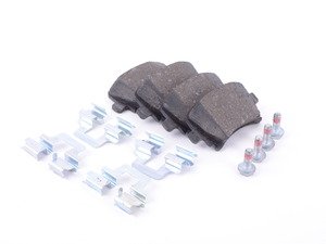 ES#2589639 - JZW698451D - Economy Brake Pad Set - Rear - Composite pads that are a great solution for your daily driver. - Genuine Volkswagen Audi - Volkswagen