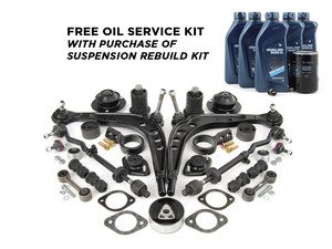 ES#3161777 - E30SUSREF3foKT - Complete Front & Rear Suspension Rebuild Kit With oil change kit  - omplete suspension refresh - front and rear. Select upgraded components will make it better than new! - Assembled By ECS - 