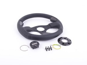 ES#3135801 - JET32BK0B - MOMO Jet Steering Wheel - 320mm  - (NO LONGER AVAILABLE) - Customize your driving experience with this fine leather steering wheel - MOMO - 