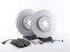 ES#2975816 - 1K0615301AAAKT1 - Front Brake Service Kit - Featuring Meyle rotors and ECS DD23 "Daily Driver" ceramic pads. - Assembled By ECS - Audi