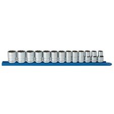 ES#2935013 - KDT80710 - 13 Pc. 1/2" Drive 12 Point Standard Socket Set - (NO LONGER AVAILABLE) - Get a good grip form 12 different angles - Gear Wrench - 