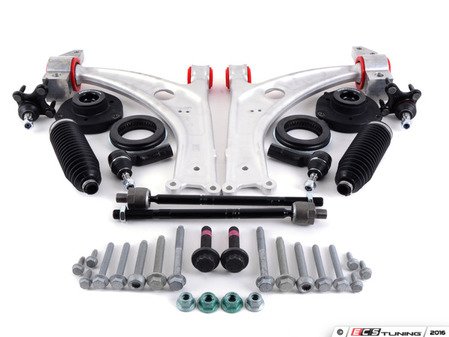 ES#3022538 - 017047ECS01-03KT -  Upgraded Front Suspension Refresh Kit - Stage 3 - The most complete overhaul kit for your front suspension with pre-installed ECS polyurethane control arm bushings for a crisp, engaging driving experience! - Assembled By ECS - Volkswagen