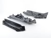 ES#3170075 - 51717169419KT - Bulk Head Cover / Rain Tray Replacement Kit - E70 E71 - Includes left, right, and center bulk head covers - Genuine BMW - BMW