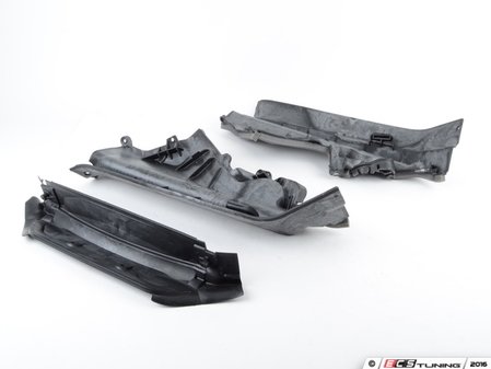 ES#3170075 - 51717169419KT - Bulk Head Cover / Rain Tray Replacement Kit - E70 E71 - Includes left, right, and center bulk head covers - Genuine BMW - BMW