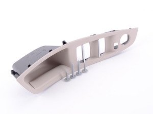 ES#2537417 - 51417225871 - F10 Oyster Front Door Handle Trim - Left - Replace your worn door trim - Genuine BMW - BMW