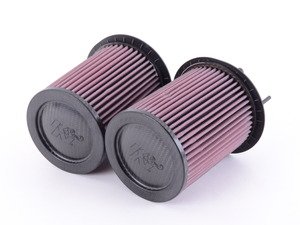 ES#3147458 - E-0668 - Performance Air Filter Set - Drop-in performance air filter - Sold in set of two - K&N - Audi