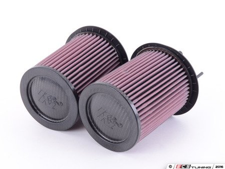 ES#3147458 - E-0668 - Performance Air Filter Set - Drop-in performance air filter - Sold in set of two - K&N - Audi
