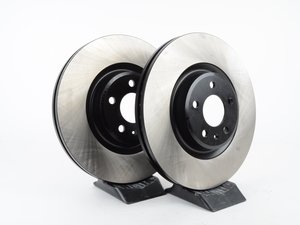 ES#3108119 - 125.33138KT - Front Premium High Carbon Brake Rotors - Pair (345x30) - Greaty reduces the possibility of brake squeal - StopTech - Audi