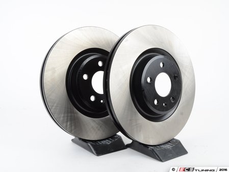 ES#3108119 - 125.33138KT - Front Premium High Carbon Brake Rotors - Pair (345x30) - Greaty reduces the possibility of brake squeal - StopTech - Audi