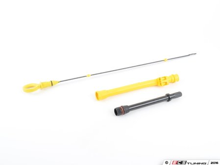 ES#2785194 - 06B103663GKT2 - Dipstick Replacement Kit - Replace your aged components: Dipstick, funnel, and tube included in this kit - Genuine Volkswagen Audi - Volkswagen