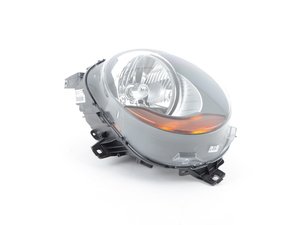 ES#2734641 - 63117401600 - Halogen Headlight With Amber Indicators - Right - Orange/ Flash orange directional indicators headlight unit - Genuine MINI - MINI