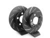 ES#522207 - GD816 - Rear GD Sport Rotors - Pair (232x9) - Upgrade to a slotted/dimpled rotor for improved braking - EBC - Volkswagen