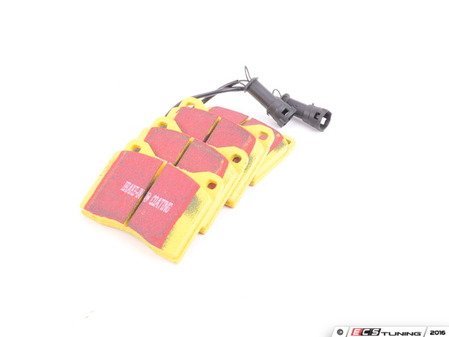 ES#521089 - DP4753R - YellowStuff Performance Brake Pads - Front - EBC's premium sport street pad that offers high friction levels and heat fade resistance - EBC - BMW