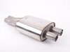 ES#2827382 - SSXAU256 - Cat-Back Exhaust System - Resonated - 2.37" stainless steel with quad 80mm polished tips - Milltek Sport - Audi