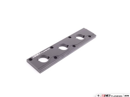 ES#3171124 - 002686ECS04C - Coil Adapter Plate Black Anodized - Right - W/ ECS Topper Card - ECS - 