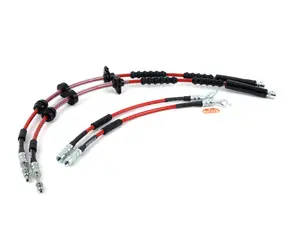 Exact-Fit Stainless Steel Brake Lines - complete Kit