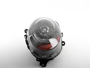 ES#2734561 - 63117401599 - Halogen Headlight With Amber Indicators - Left - Orange/ Flash orange directional indicators headlight unit - Genuine MINI - MINI