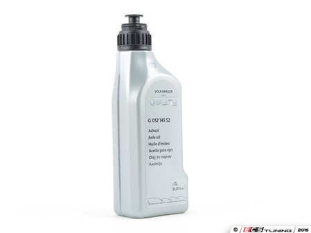 ES#4766 - G052145S2 - Synthetic Gear Oil 75w90 - 1 Liter - Keep your gears quiet and smooth with new fluid - Genuine Volkswagen Audi - Audi Volkswagen