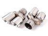 ES#2827382 - SSXAU256 - Cat-Back Exhaust System - Resonated - 2.37" stainless steel with quad 80mm polished tips - Milltek Sport - Audi