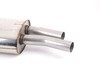 ES#2827382 - SSXAU256 - Cat-Back Exhaust System - Resonated - 2.37" stainless steel with quad 80mm polished tips - Milltek Sport - Audi