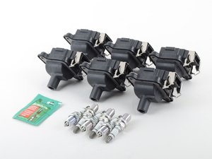 ES#2539017 - 058905105 - Ignition Service Kit - Includes six coil packs and spark plugs to service your ignition - Genuine Volkswagen Audi - Audi