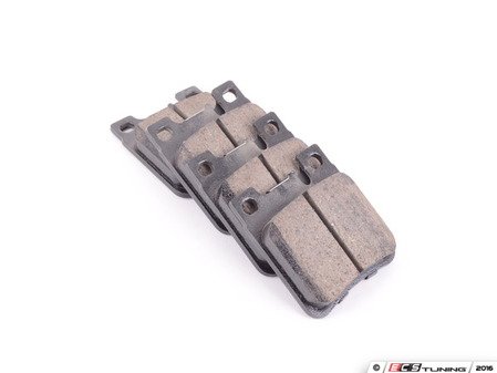 ES#2769960 - 0044201620 - Rear Euro Ceramic Brake Pad Set - (NO LONGER AVAILABLE) - Does not include brake pad wear sensors - Akebono - 