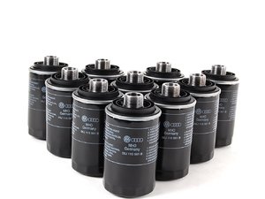 ES#252811 - 06J115403C-10 - Oil Filter - Pack Of 10 - Stock up for future maintenance - Genuine Volkswagen Audi - Audi Volkswagen