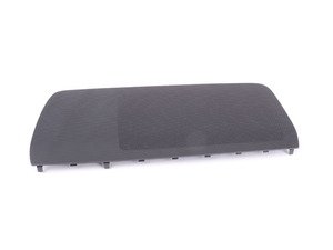 ES#3030463 - 8T0035405E4PK - Rear Deck Speaker Cover - Sabre (Black) - Left - Located at the rear left side of the parcel shelf - Genuine Volkswagen Audi - Audi