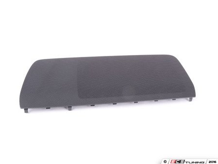 ES#3030463 - 8T0035405E4PK - Rear Deck Speaker Cover - Sabre (Black) - Left - Located at the rear left side of the parcel shelf - Genuine Volkswagen Audi - Audi