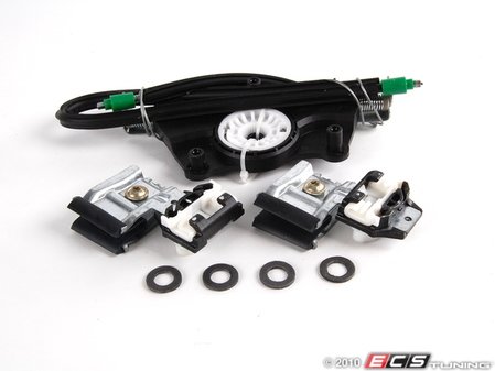 ES#1892359 - 1CM898655 - Power Window Regulator Repair Kit - Driver'S Side - Includes 2 revised all metal window carriers and 1 cable regulator. - Original Equipment Supplier - Volkswagen