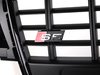 ES#517606 - 8T0853651FVMZ - S5 Grille Assembly - Satin Black/Gloss Black Trim - Includes the chrome Audi rings - Genuine Volkswagen Audi - Audi