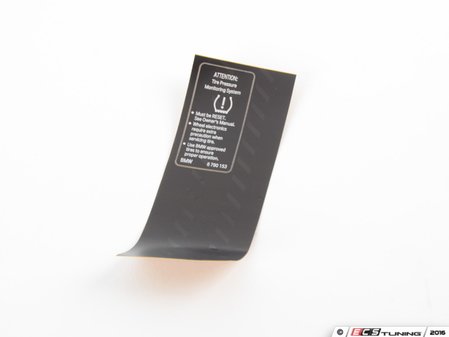ES#1876217 - 71246790153 - LABEL  RDC RESET - Genuine BMW - BMW