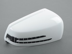 ES#3173350 - 21281060009149 - Mirror Housing With Blinker Lamp - Right - Polar White (Color Code 9149) - Genuine Mercedes Benz - Mercedes Benz