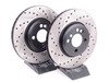 ES#2594867 - 34116858652XSKT - Performance Front Brake Service Kit - Featuring ECS V5 Slotted/Drilled rotors and ECS EP24 "Enthusiast Performance" pads - Assembled By ECS - MINI