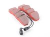ES#520321 - DP31328C - RedStuff Performance Front Brake Pad Set - High performance street pad, featuring Kevlar technology. - EBC - Audi