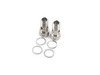 ES#3176242 - 06A145541JKT -  Turbo Coolant Line Install Kit (Supply) - Consists of banjo bolts and crush washers for a complete supply line install - Assembled By ECS - Audi