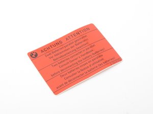 ES#184802 - 71212122013 - LABEL - Genuine BMW - BMW